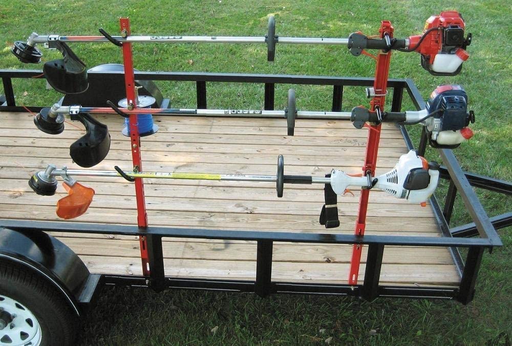 Trimmer Rack for Lawncare Trailer – Jungle Jims Accessory Products
