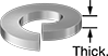 415 #10 Split Ring Lock Washer