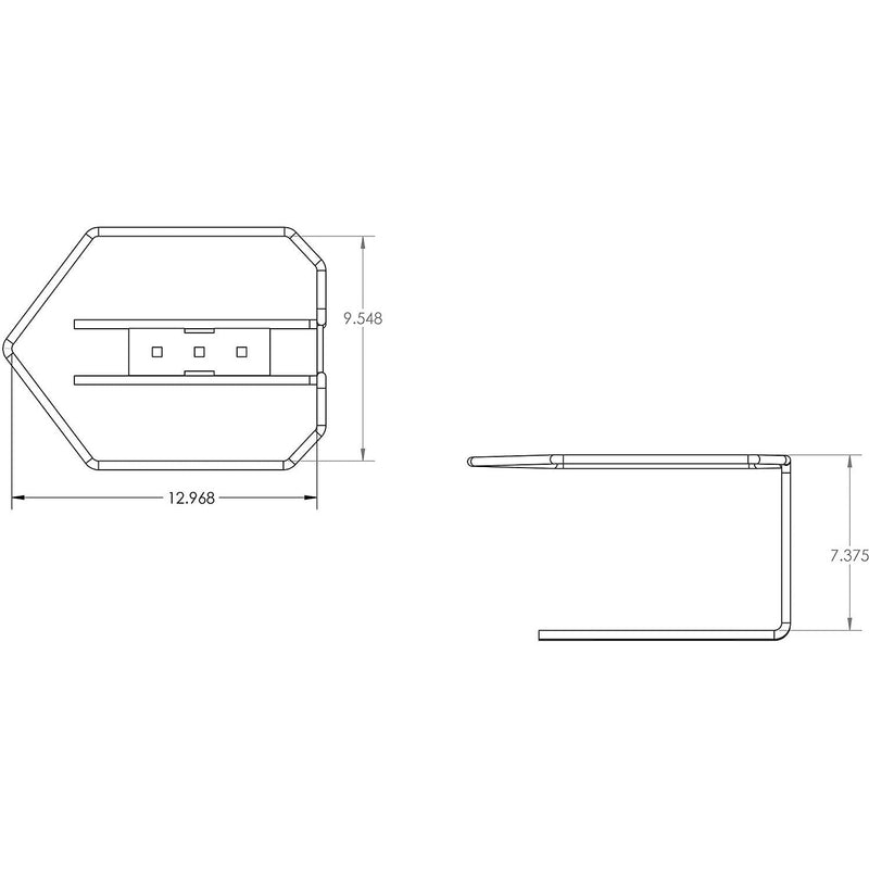 Open Box 2.5 Gallon Gas Can Holder
