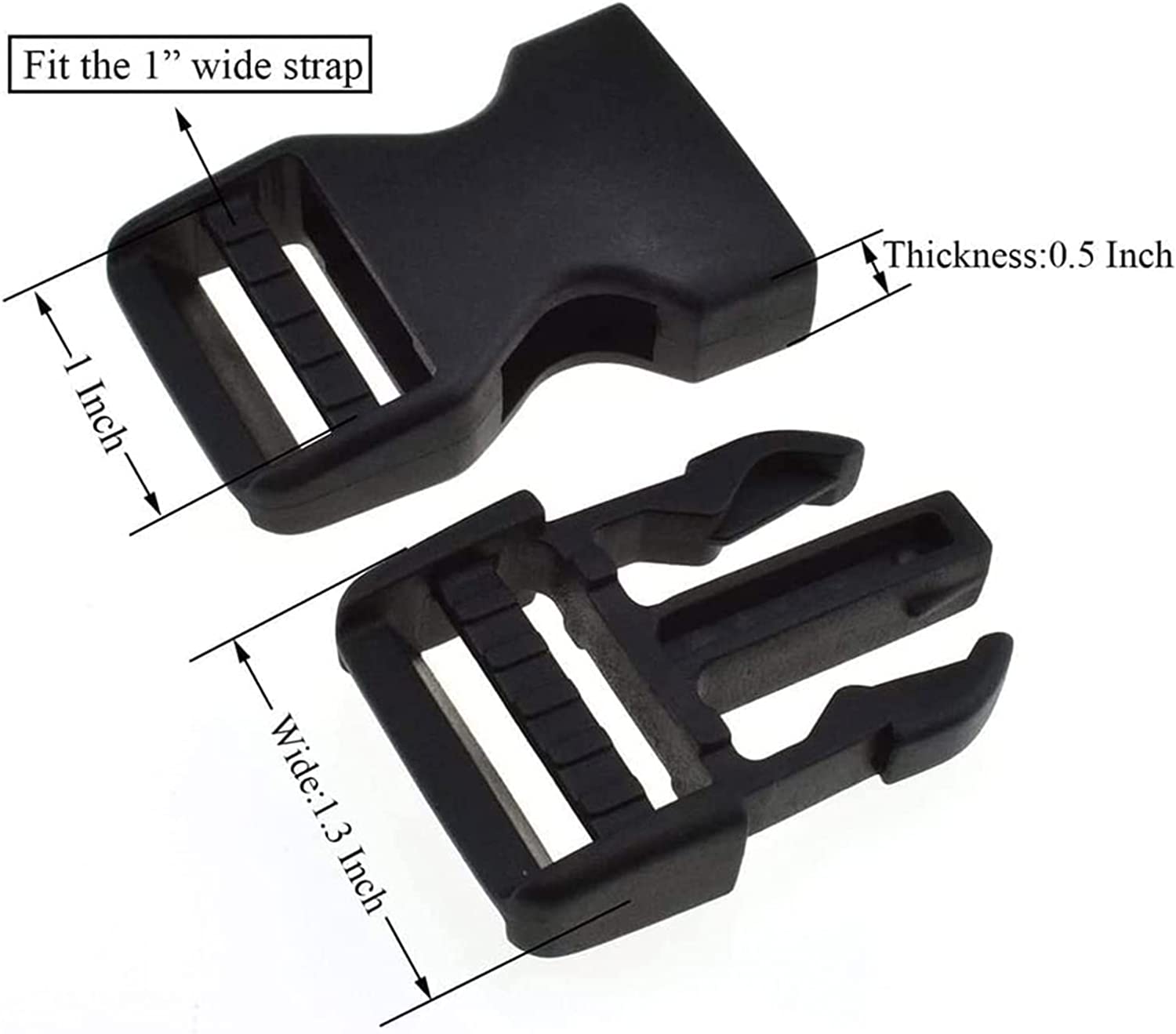 Snap Buckle-male & female end