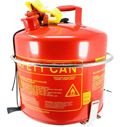 Open Box 5 Gallon Round Gas Can Holder