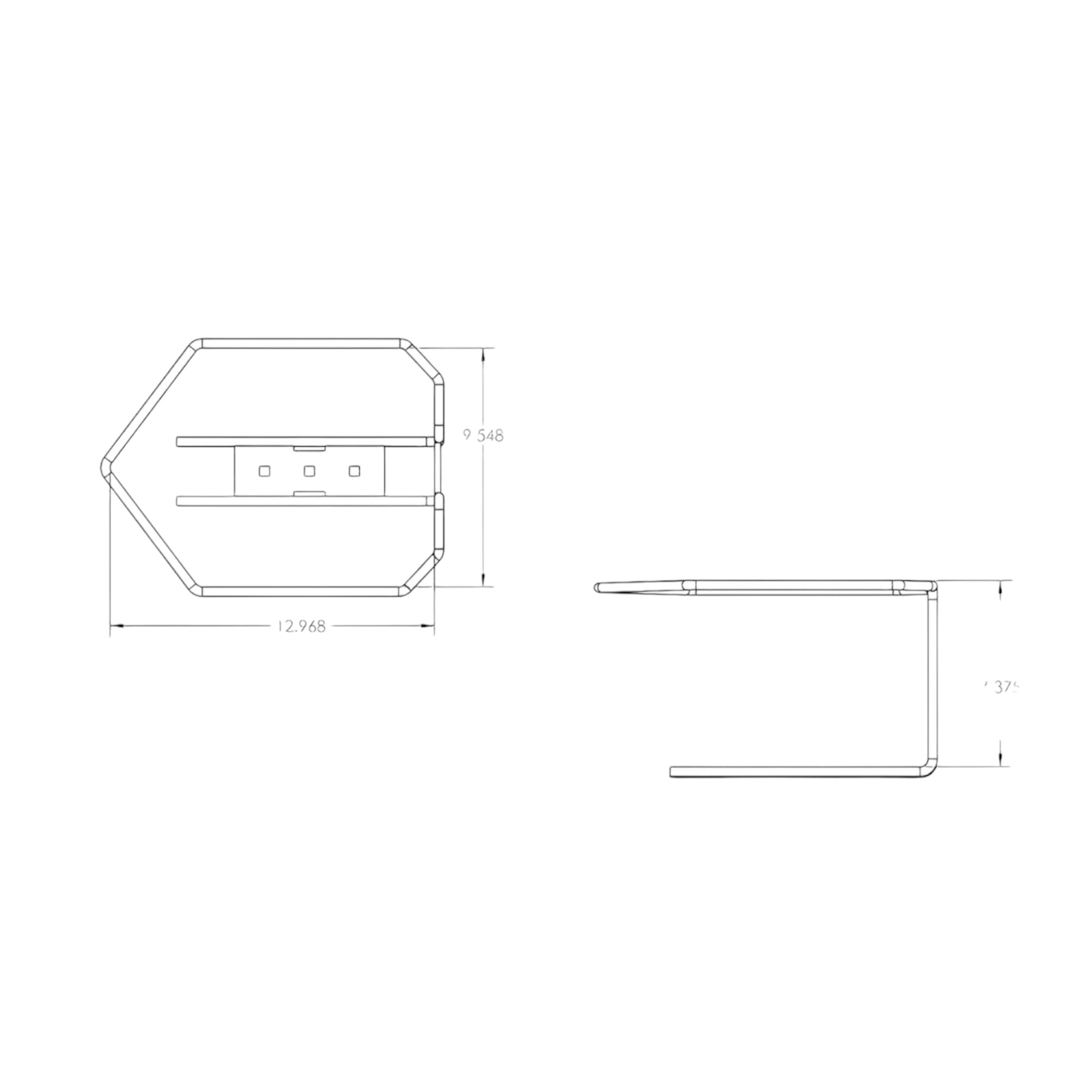 5 Gallon Gas Can Holder (Square)