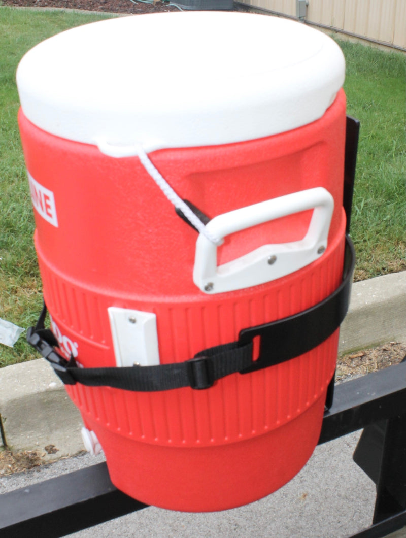 Open Box- Water Cooler Holder Rack for Truck/Trailer or Mower 5 Gallon Bucket