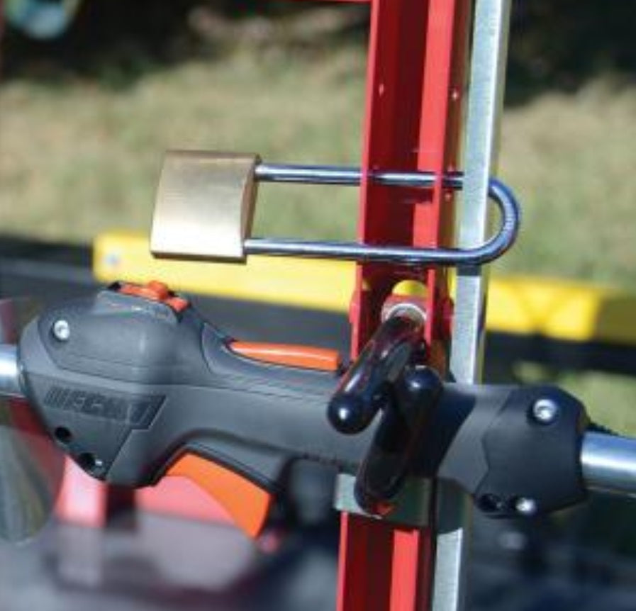 Jungle Jim's 4TR - Anti-Spin 4 Trimmer Rack for Lawncare Trailers
