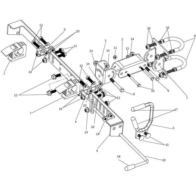 Jungle Jims ZT-TR/ZTR-TR Quick Clamp Replacement (Set) (2 X 741)