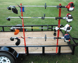 4 Trimmer Rack Trailer Set Complete